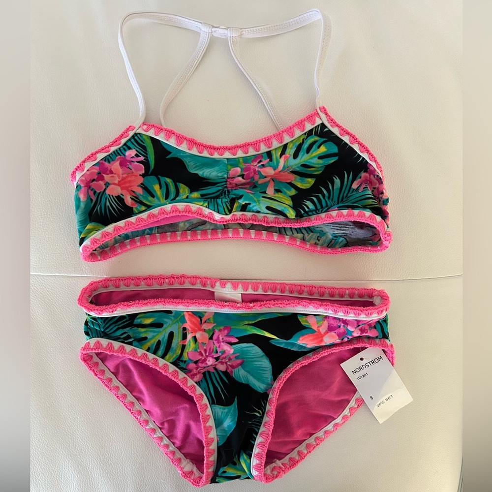NWT Nordstrom Girls bikini set
